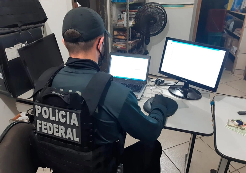 PF realiza operação em Vitória da Conquista para combater furtos eletrônicos e desvio de valores bancários por hacker