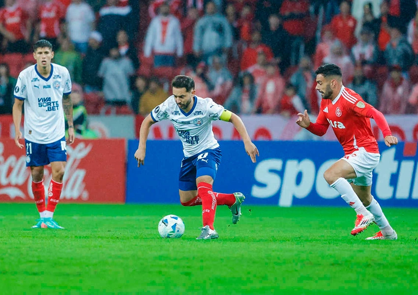 Bahia é eliminado da Libertadores após perder por 2 a 1 para o Internacional