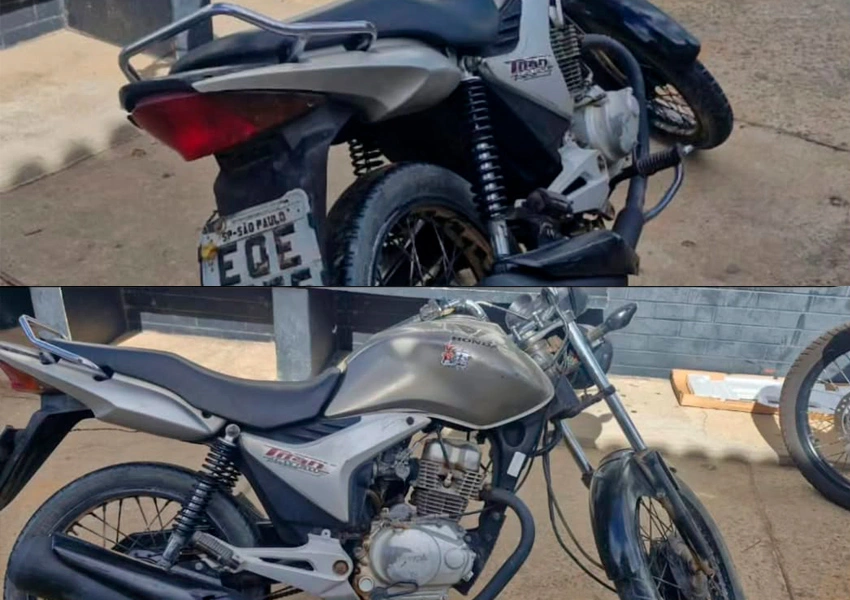 Polícia apreende motocicleta com chassi adulterado na BR-030 em Rio do Antônio
