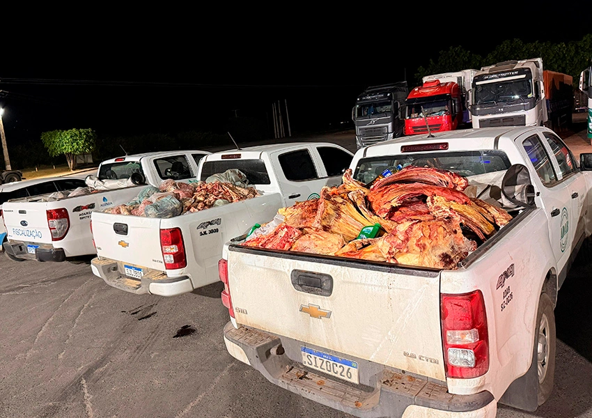 Operação apreende quatro toneladas de carne irregular em cinco cidades do oeste baiano