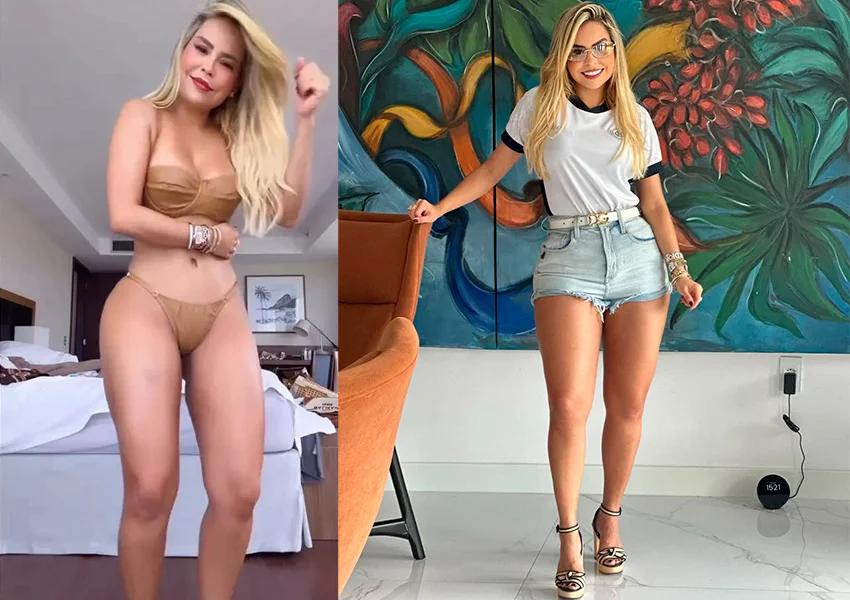 Prefeita de Marituba viraliza após vídeo dançando de biquíni e rebate críticas sobre machismo e vida pessoal