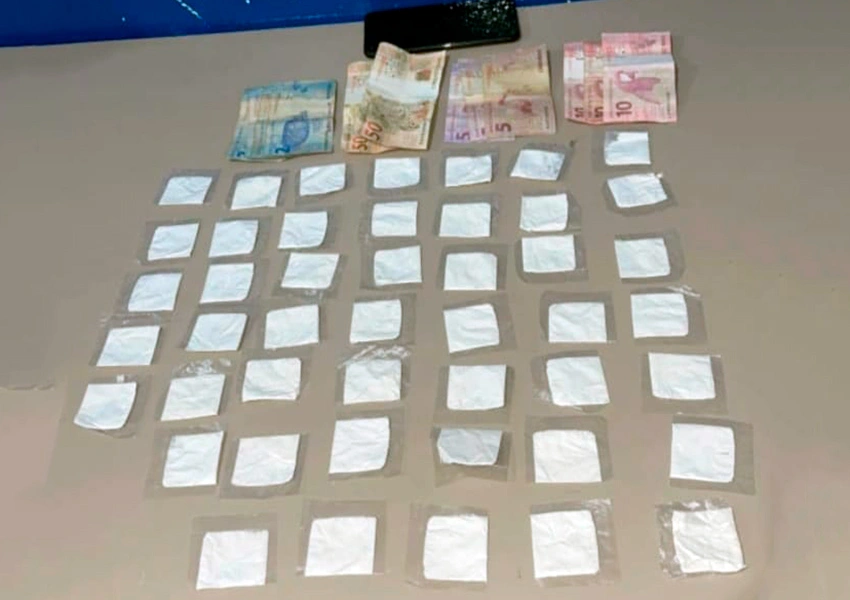 Homem é preso suspeitor de tráfico de drogas durante patrulhamento em Ibipitanga