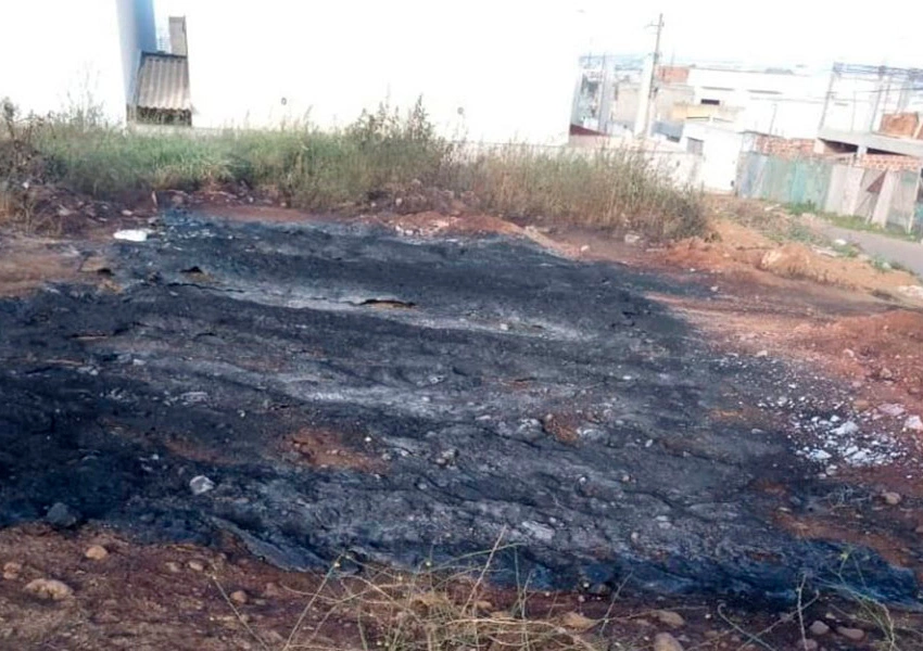 Incêndio provocado por vandalismo destrói tubulações de macrodrenagem e gera prejuízo de R$123 mil em Vitória da Conquista