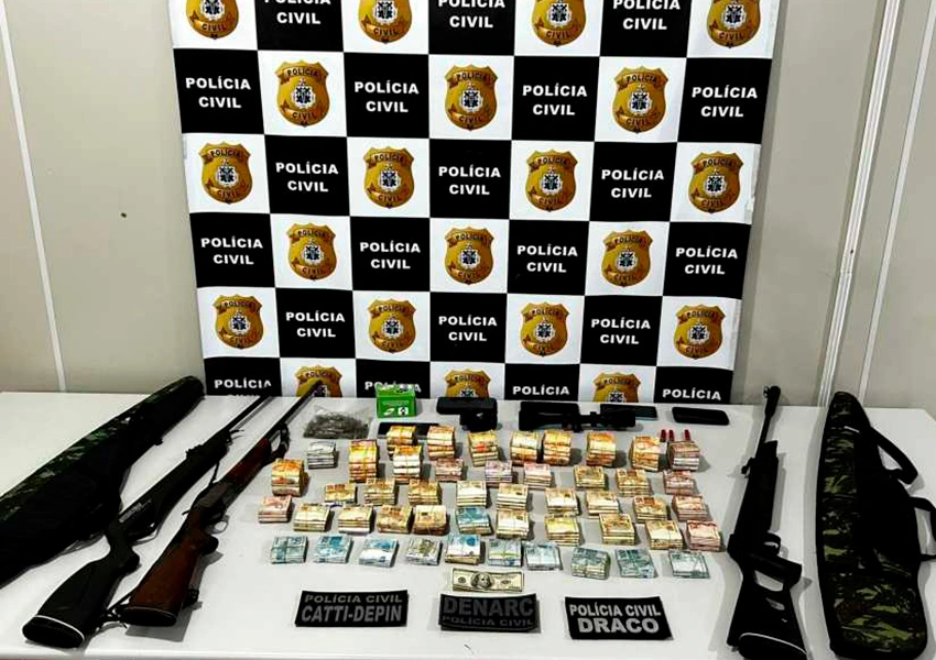 Três pessoas são presas e mais de R$ 200 mil são apreendidos em nova fase da Operação Sertão em Vitória da Conquista
