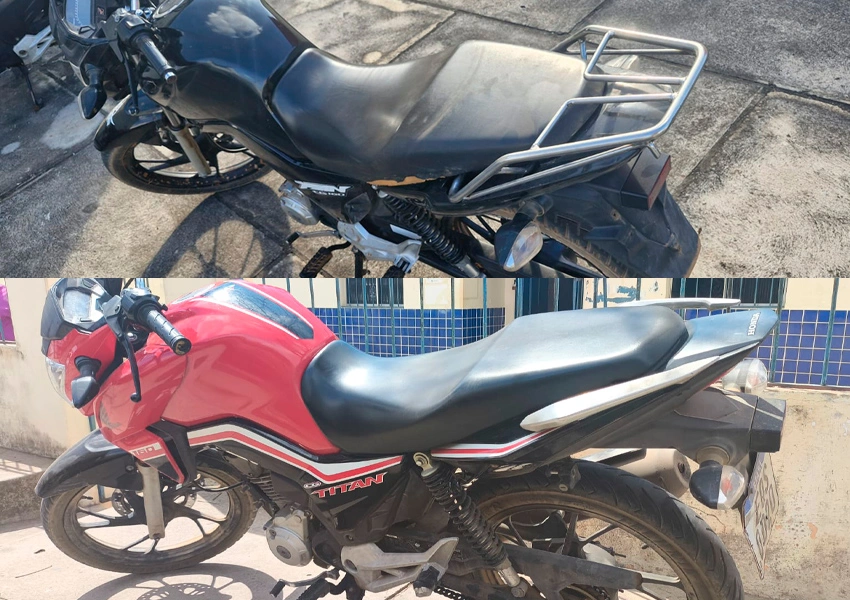 CIPRv apreende duas motocicletas com adulteração de identificação em Ituaçu