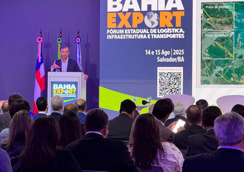 Concessionária Ponte Salvador-Itaparica destaca perspectivas para infraestrutura de transporte e logística durante o Bahia Export