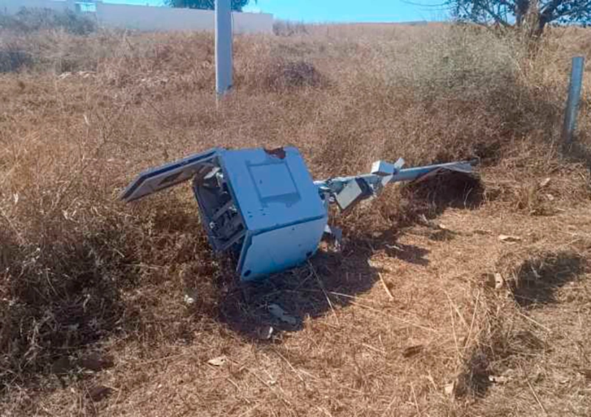 Radar é derrubado na BA-262 entre Vitória da Conquista e Anagé