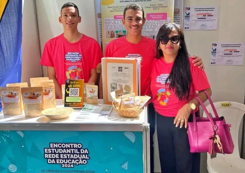 Jovens desenvolvem ração ecológica a partir do mamoeiro em Boquira