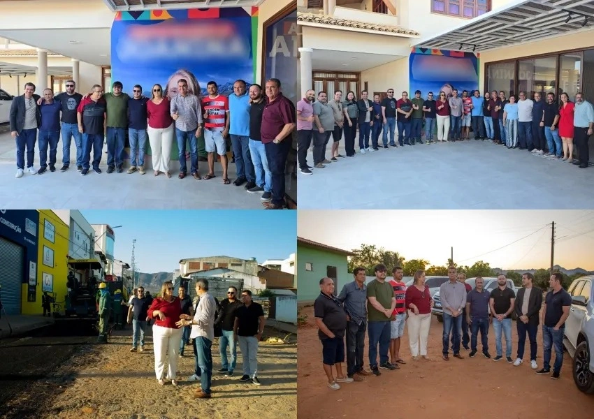 Sérgio Britto e Joanina Sampaio vistoriam obras na Avenida Dr. Nelson Leal e comunidade da Matinha