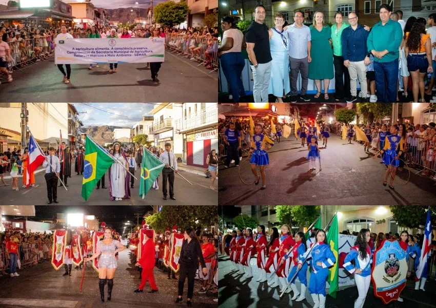 Desfile Alegórico marca os 104 anos de Livramento de Nossa Senhora com emoção e patriotismo