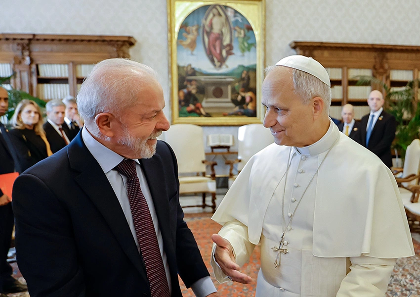 Presidente Lula se reúne com o papa Leão XIV no Vaticano