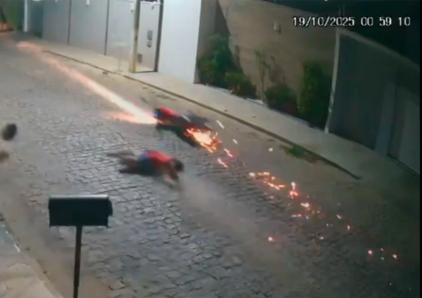 Motociclista fica gravemente ferido em acidente na madrugada de domingo em Livramento de Nossa Senhora