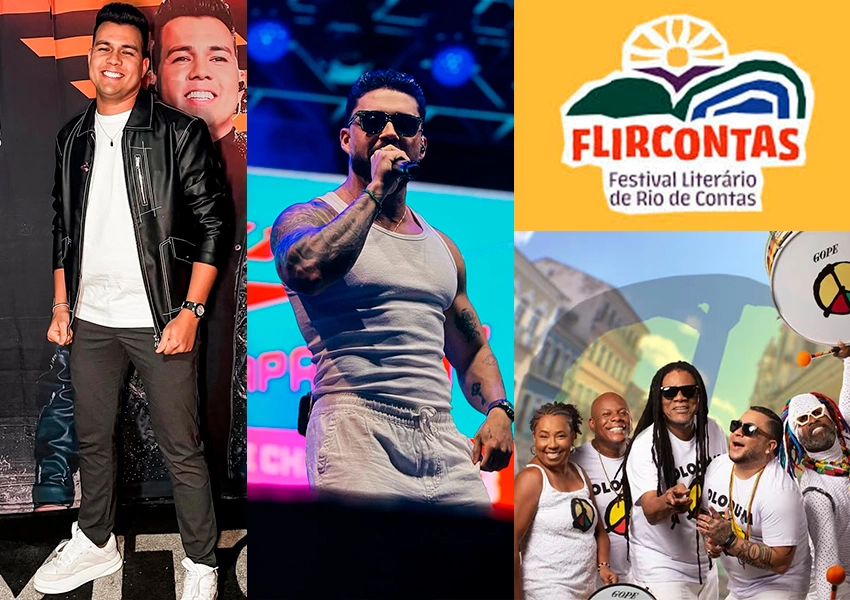 Rio de Contas comemora 302 anos com shows no dia 27 e Flircontas nos dias 28 e 29