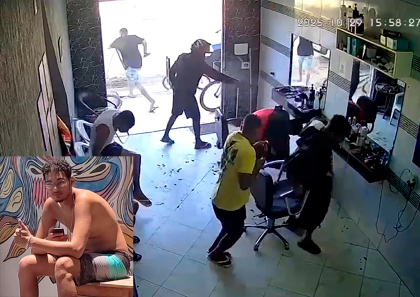 Jovem de 21 anos é morto a tiros enquanto cortava cabelo em barbearia na Bahia