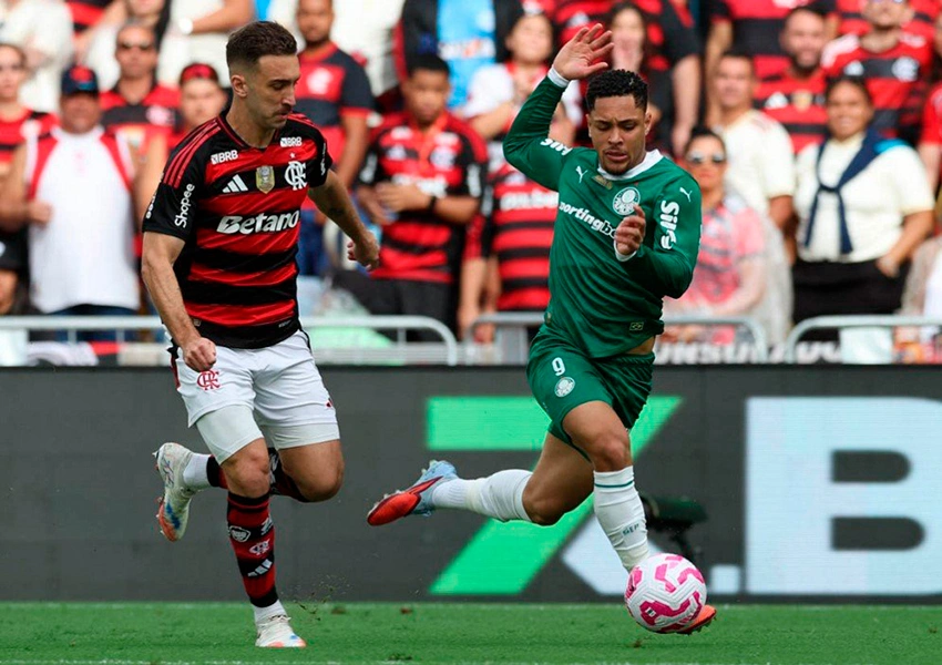 Flamengo e Palmeiras farão final brasileira da Libertadores pela segunda vez na história