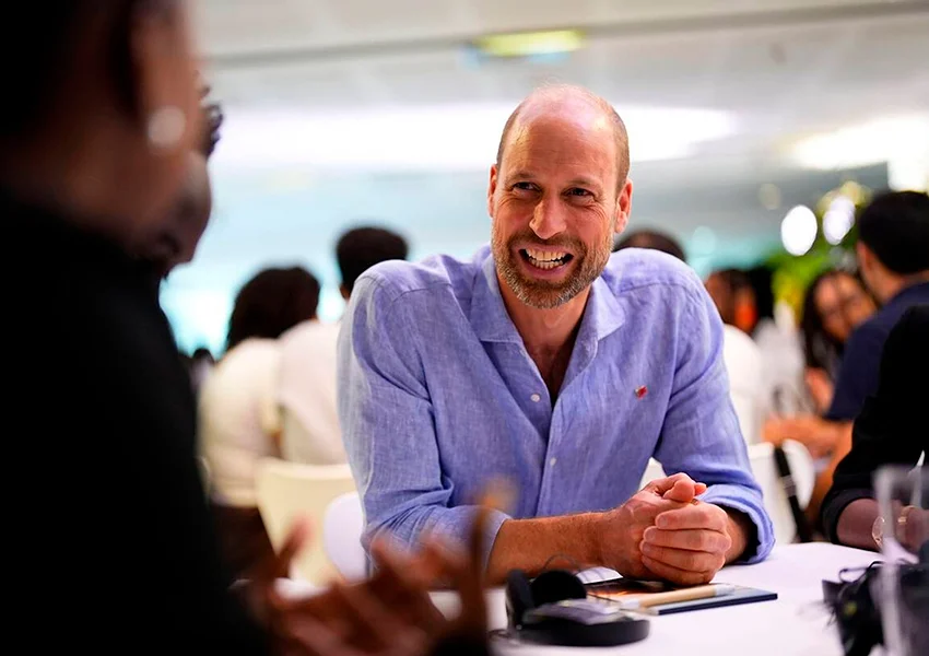 Príncipe William participará do Domingão com Huck durante visita ao Brasil