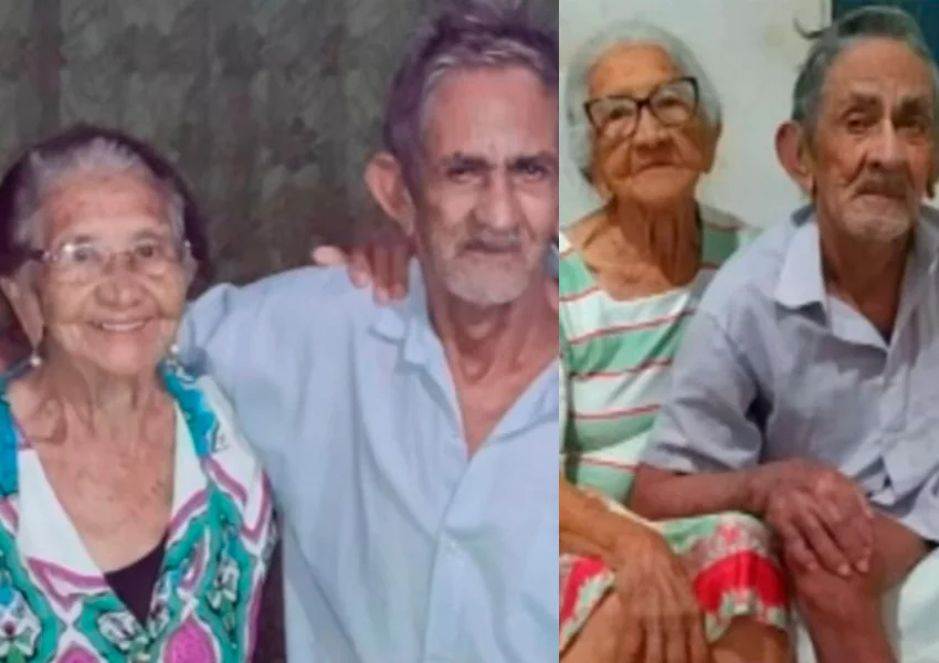 Casal de idosos morre no mesmo dia após 70 anos de casamento