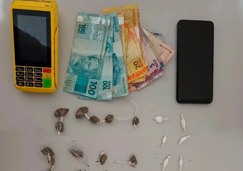 Mulher é presa por tráfico durante ação da 79ª CIPM no bairro Bela Vista em Poções
