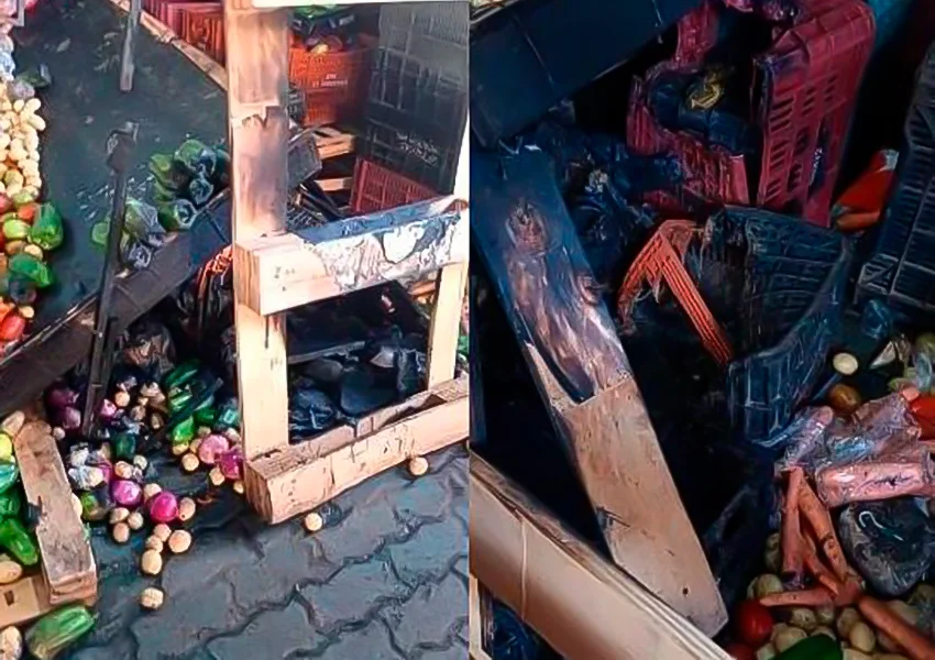 Feirante acusa idoso de incendiar barraca após discussão em Guanambi