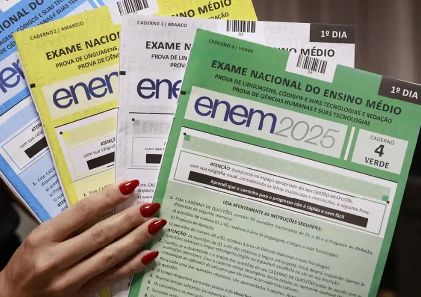 Notas do Enem 2025 já estão disponíveis na internet