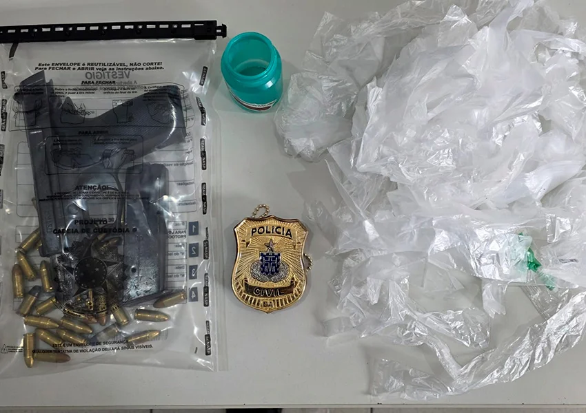 Homem é preso com arma de fogo de uso restrito durante operação em Iguaí