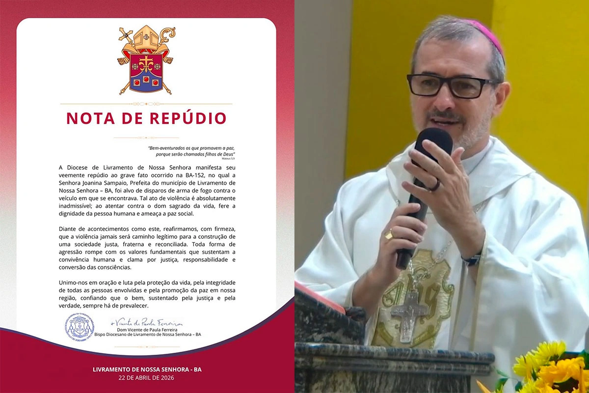 Dom Vicente de Paula condena ataque à prefeita Joanina: "Violência jamais será caminho legítimo"