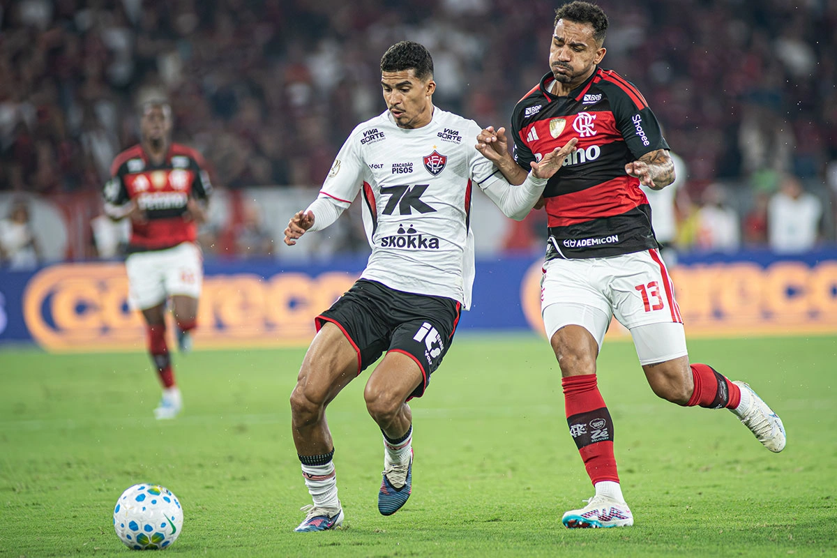 Vitória perde por 2 a 1 para o Flamengo e vai decidir vaga na Copa do Brasil no Barradão
