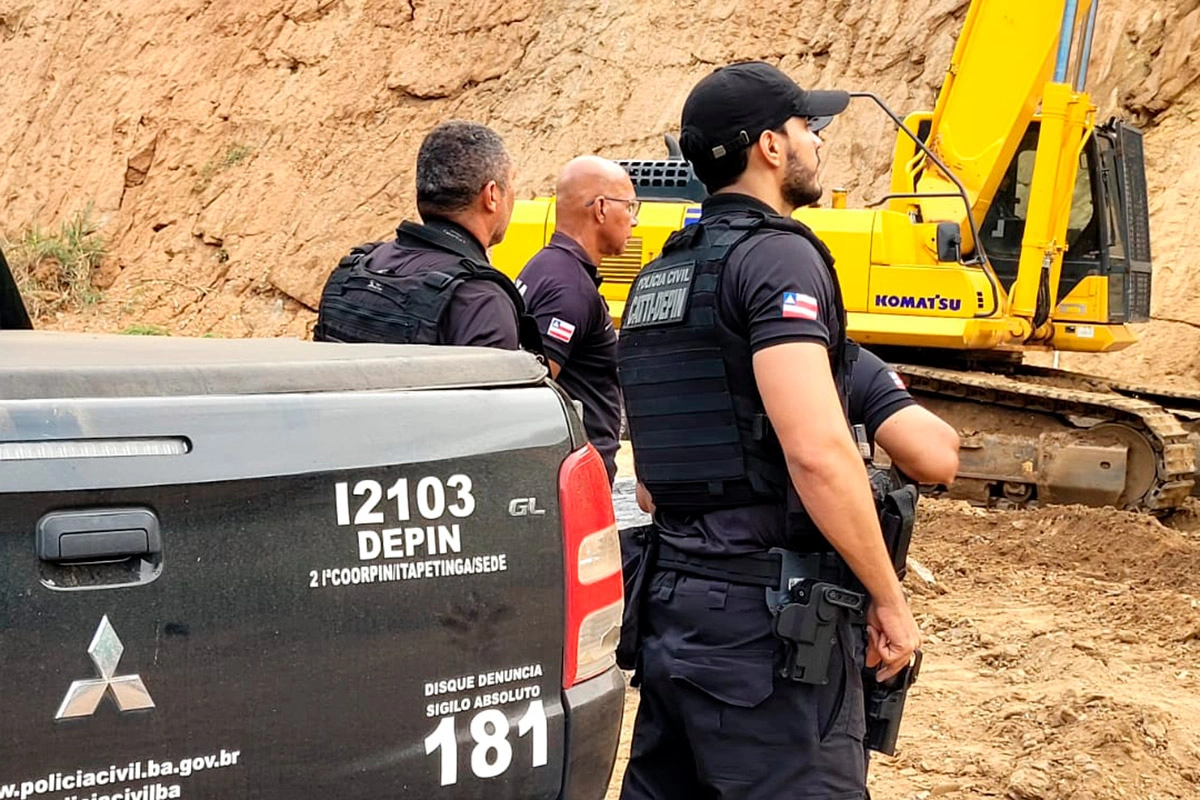 Polícia apreende maquinário de R$ 1 milhão em mineração irregular no sudoeste da Bahia