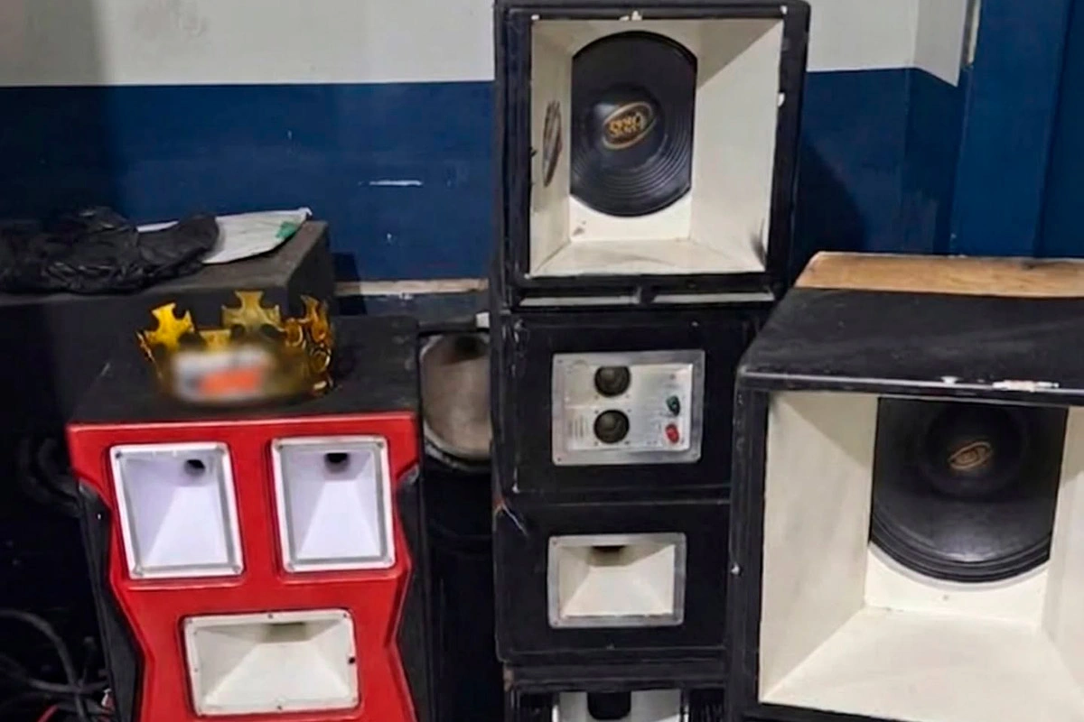 Polícia apreende paredão de som por perturbação do sossego em Rio de Contas