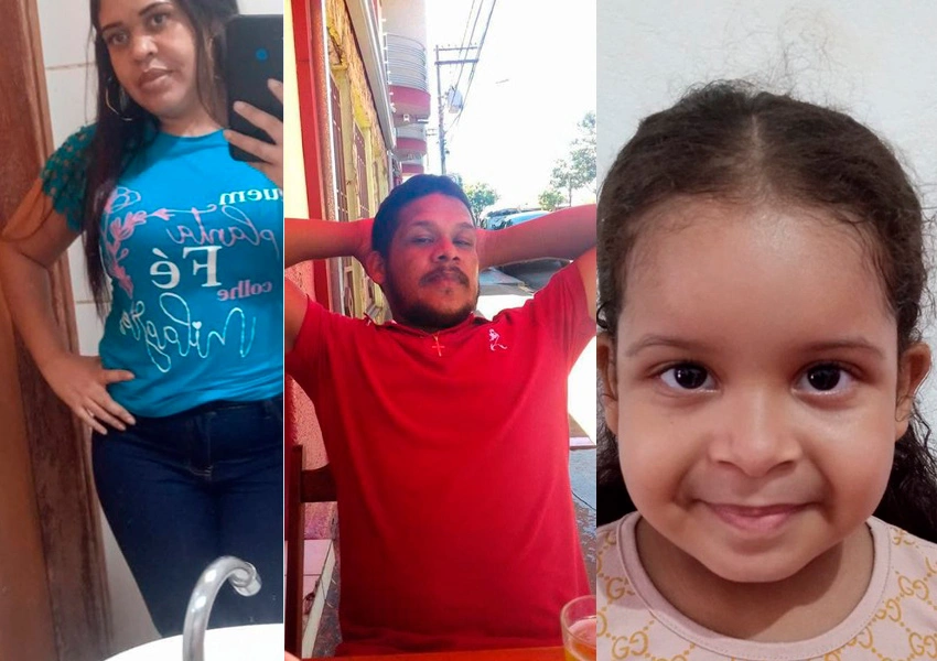 Homem é preso em flagrante suspeito de matar mulher e filha de 5 anos a facadas