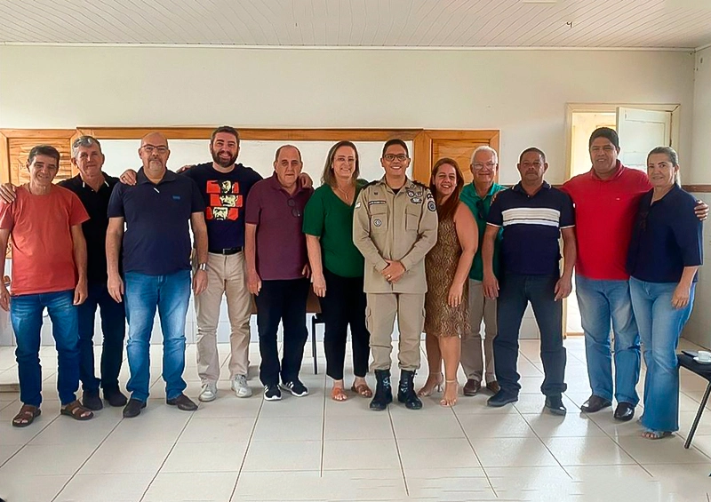 46ª CIPM realiza reunião estratégica com Conselho Municipal de Segurança Pública em Livramento de Nossa Senhora