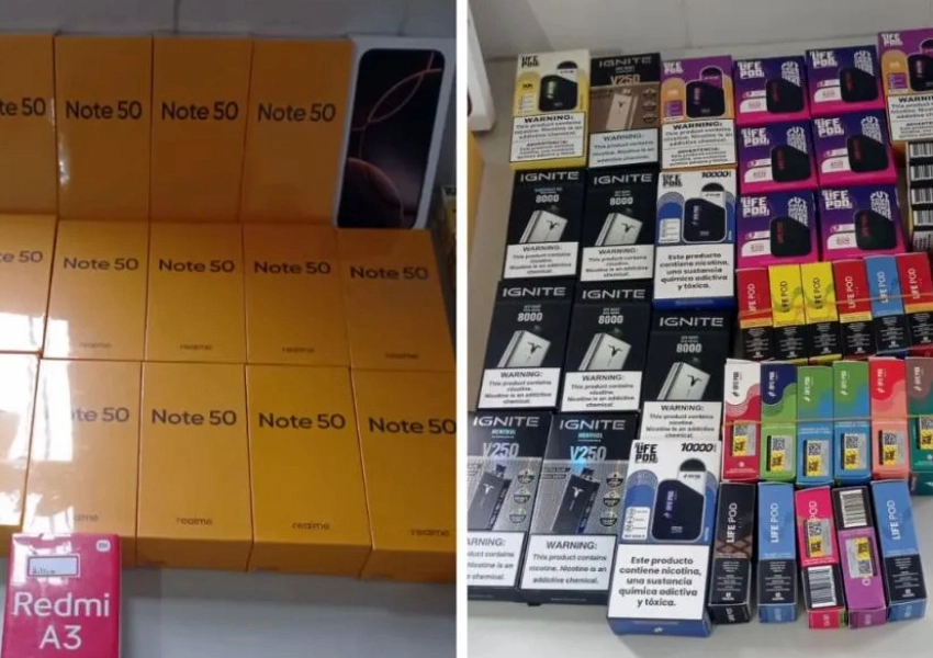 CIPRv/Brumado apreende carga de produtos eletrônicos e cigarros sem nota fiscal em Caetité