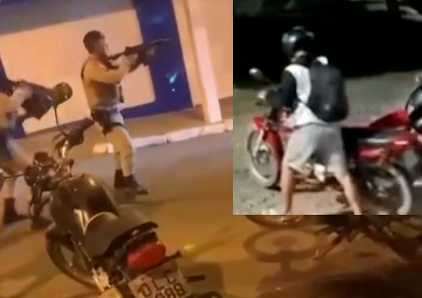 Motociclista com moto roubada em Livramento atropela policiais durante blitz em Brumado