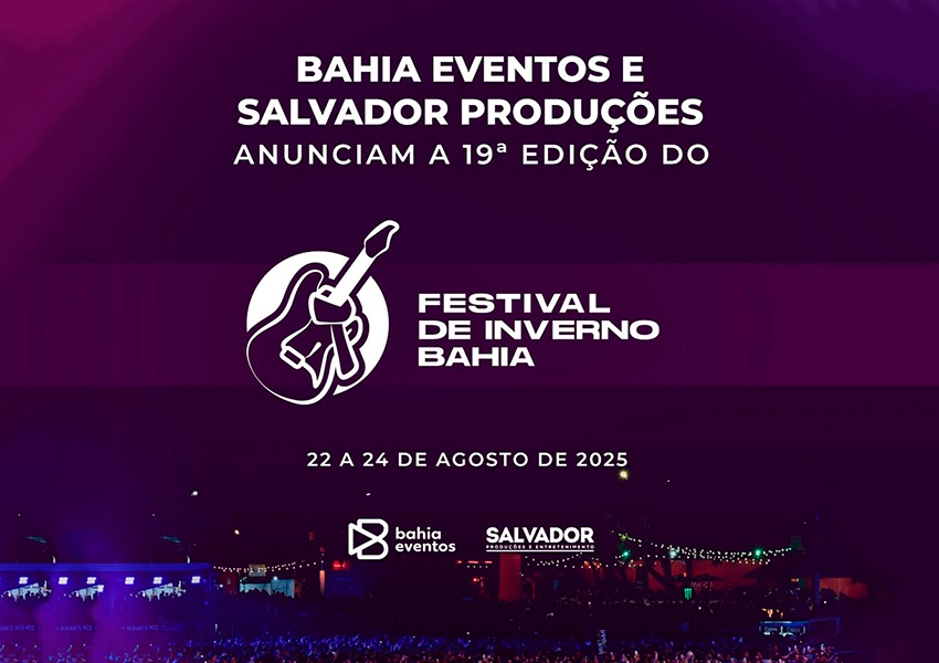 Festival de Inverno Bahia 2025 é confirmado para agosto em Vitória da Conquista